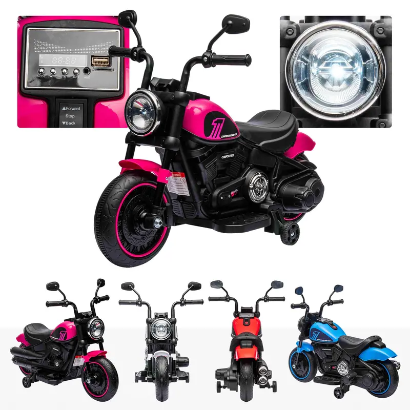 Lil' Rebel Riders S1 6V Motorbike 3