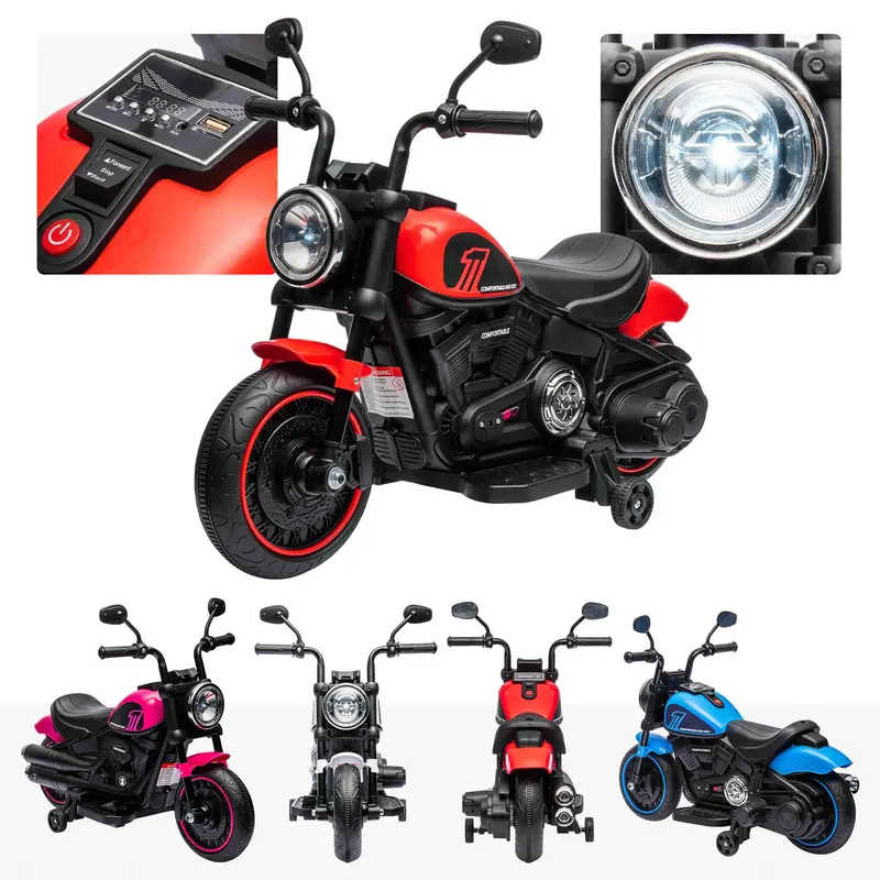 Lil' Rebel Riders S1 6V Motorbike 4