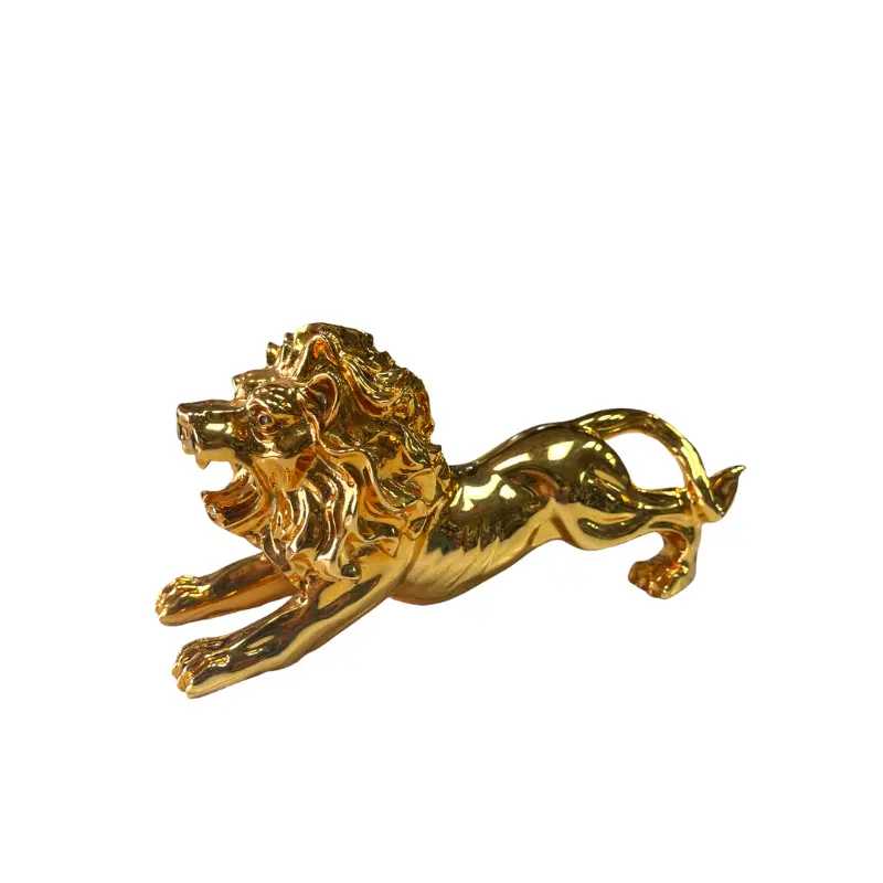 Lion Decoration For Car Dashboard - Golden 1