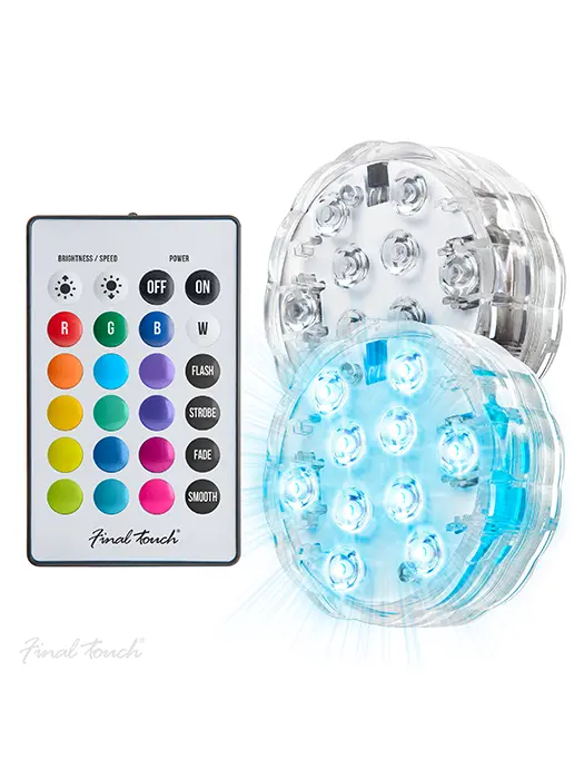 Lumières Led Submersibles Pour Glacière Et Seau À Glace (Ensemble De 2) 1
