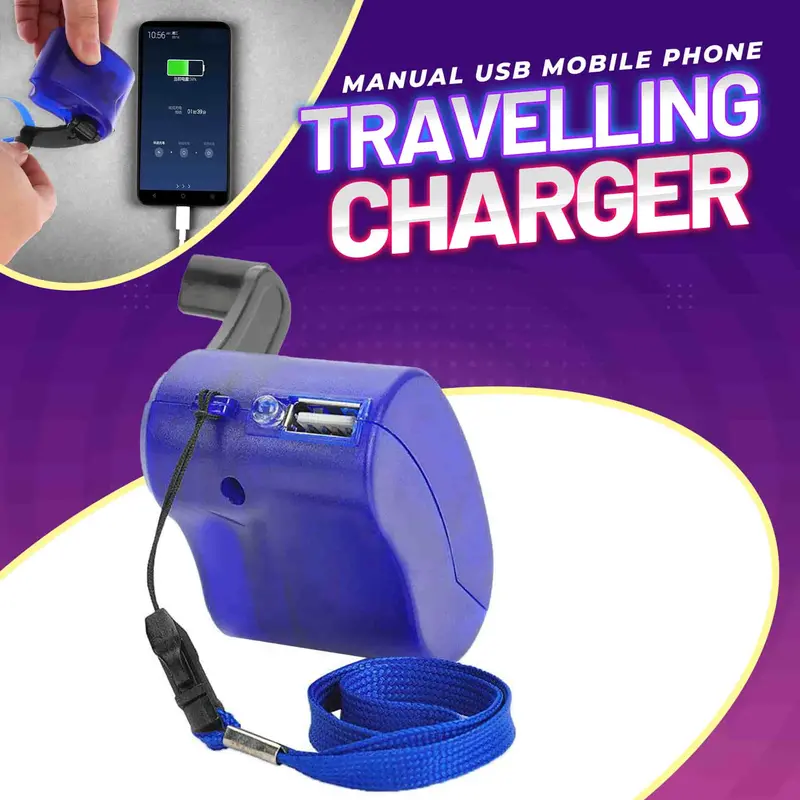 Manual Usb Mobile Phone Travelling Charger 1