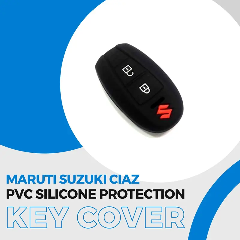 Maruti Suzuki Ciaz Pvc Silicone Protection Key Cover 2 Buttons 1