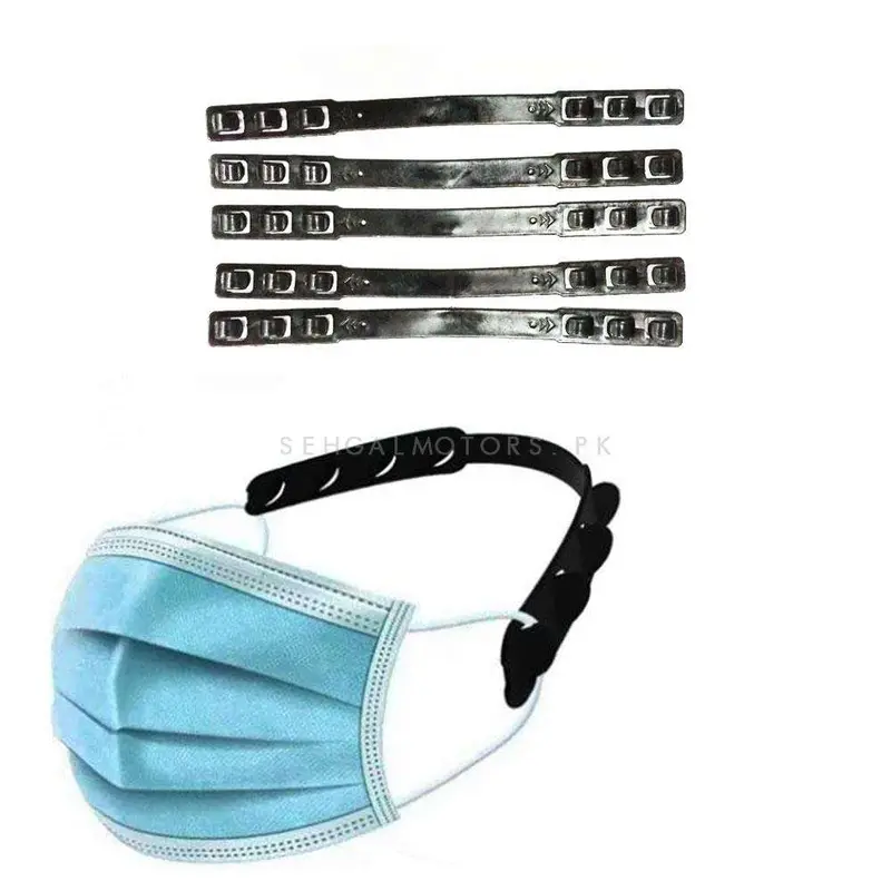 Mask Hook Adjustable Extension Buckle 4 Pcs - Multi - Ear Grips Holder Anti-Pain | Anti-Slip Reusable Soft - Pack Of 5 2