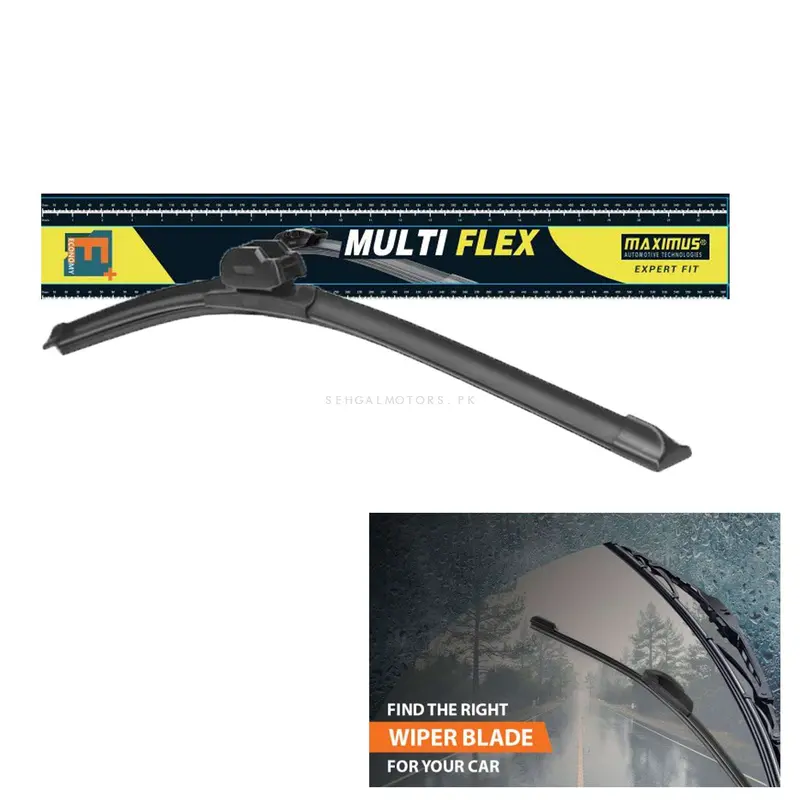 Maximus 14 Inches Expert Fit Multiflex Rubber Wiper Blade - Each 2