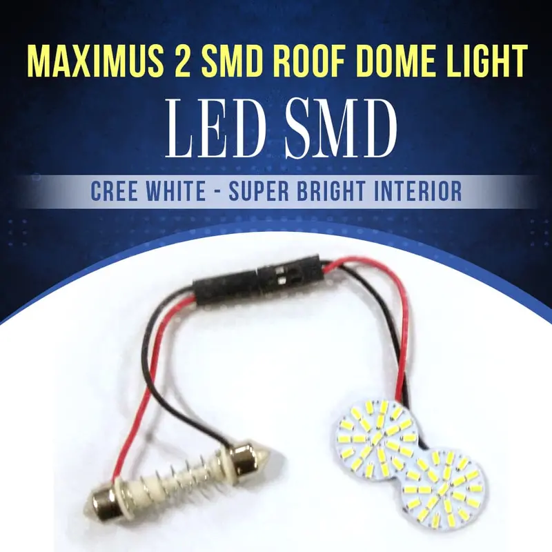 Maximus 2 Smd Roof Dome Light Led Smd Cree White - Super Bright Interior 1
