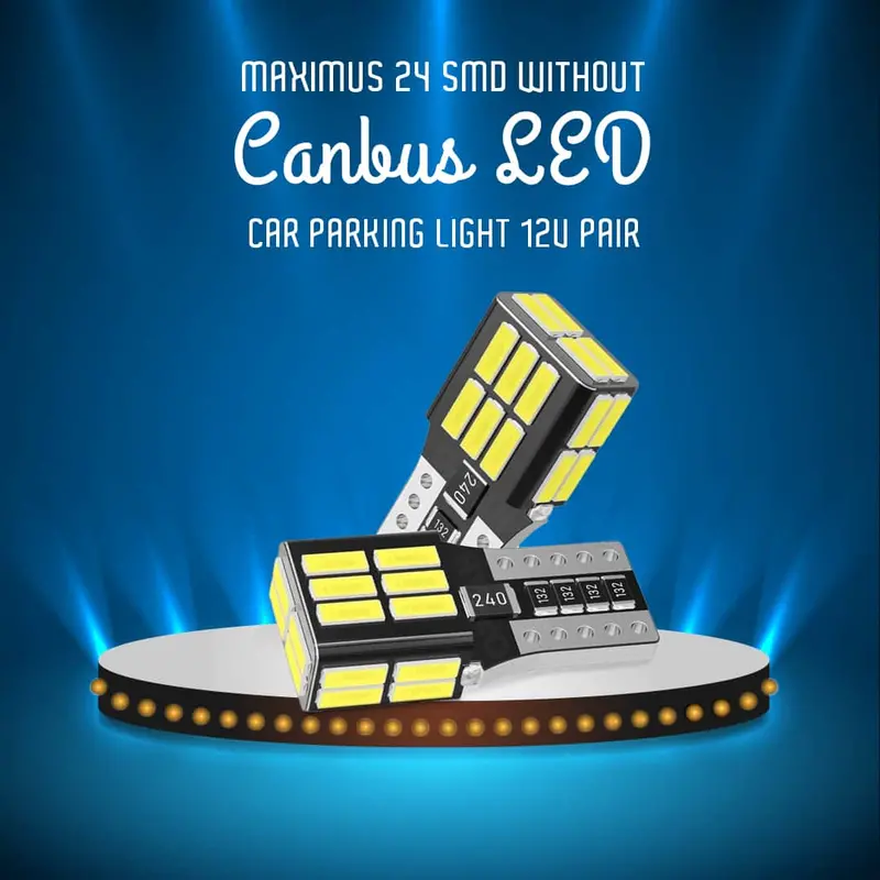 Maximus 24 Smd Without Canbus Led Car Parking Light 12V Pair 1