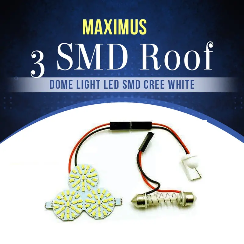 Maximus 3 Smd Roof Dome Light Led Smd Cree White - Super Bright Interior 1