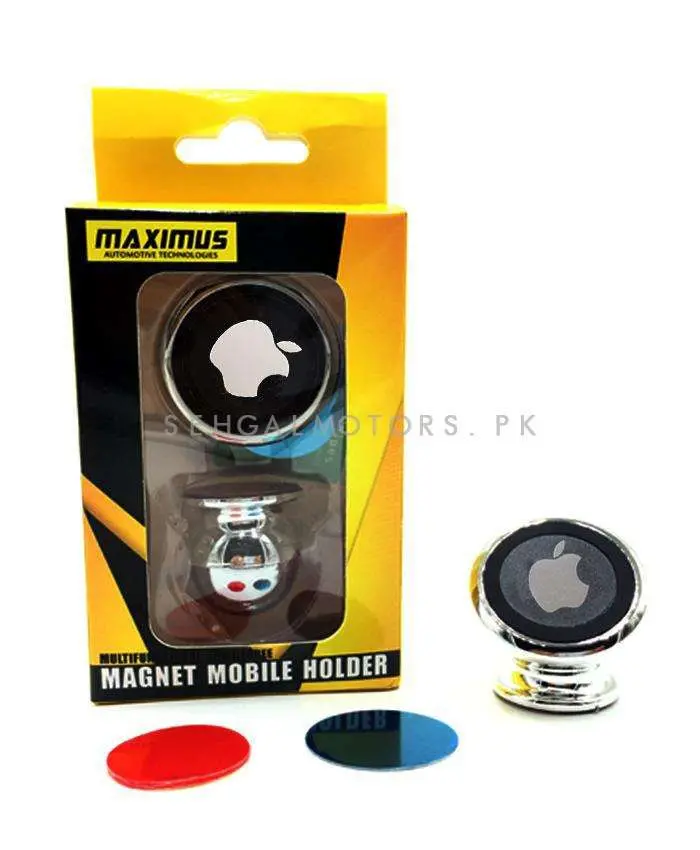 Maximus Apple Logo Magnet Mobile Holder - Phone Holder | Mobile Holder | Car Cell Mobile Phone Holder Stand 2