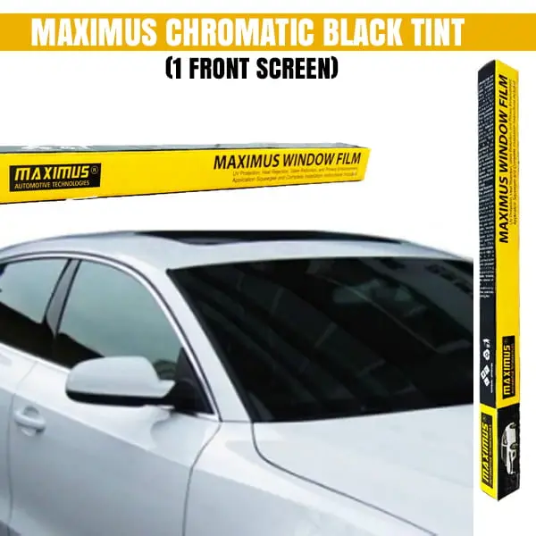 Maximus Black Chromatic Tint Film For Rear / Front (1 Screen) - One Way Vision 1