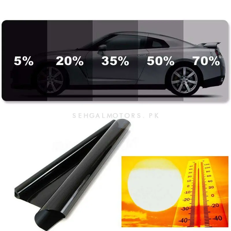 Maximus Black Heat Rejecting 2Ply Tint Film (2 Window) 1