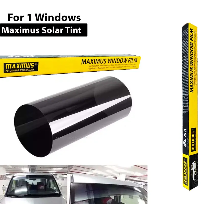 Maximus Black Heat Rejecting 2Ply Tint Film (2 Window) 2