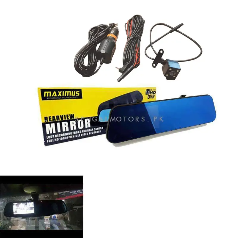 Maximus Blackbox Hd Dvr (Digital Video Recorder) Camera - Car Black Box Dvr | With Wide Angle Reverse Camera 2