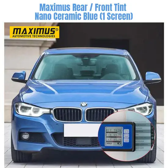 Maximus Blue Nano Ceramic Tint Film For Rear / Front (1 Screen) 1