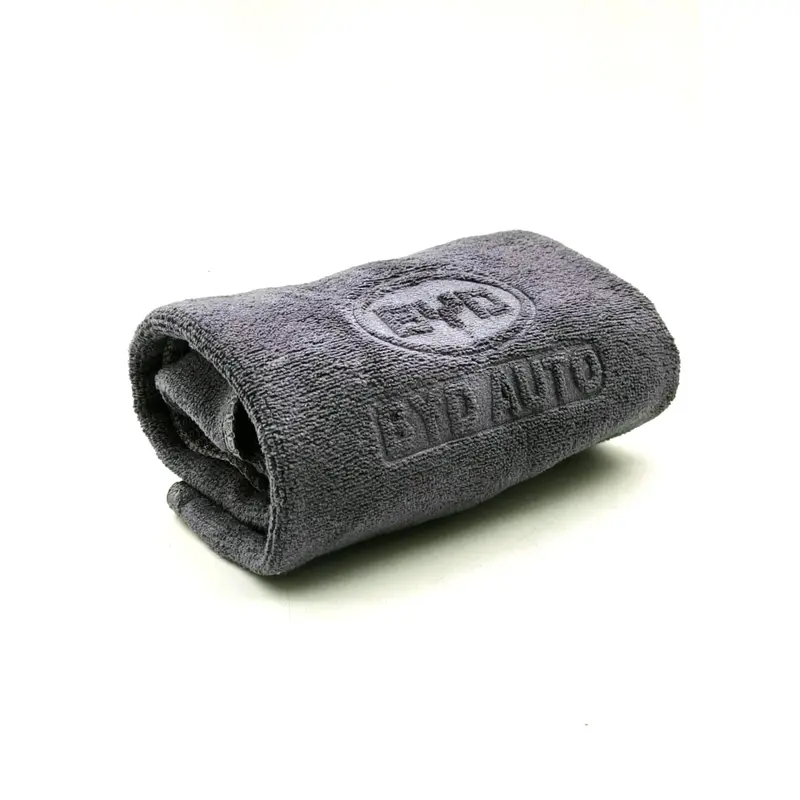 Maximus Byd Logo Microfiber Cloth Mfc-54 40X40cm 400Gsm - Super Soft Cloth - Grey 2
