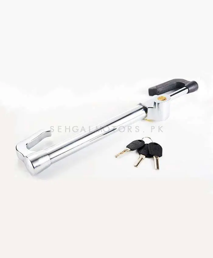 Maximus Car Security Steel Lock For Steering To Clutch - With 3 Keys Anti-Corrosion Anti Theft 2