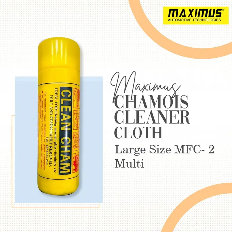 Maximus Chamois Cleaner Cloth Large Size Mfc- 2 - Multi - Super Absorbent Microfiber Synthetic Chamois Clean Towel 1