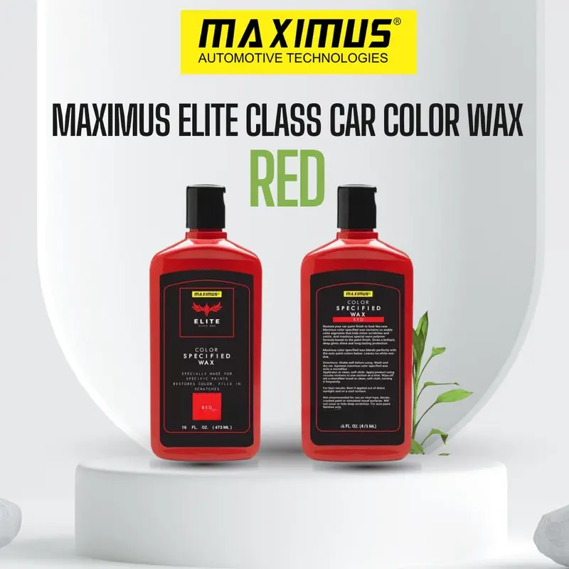 Maximus Elite Class Car Color Wax - Red 1