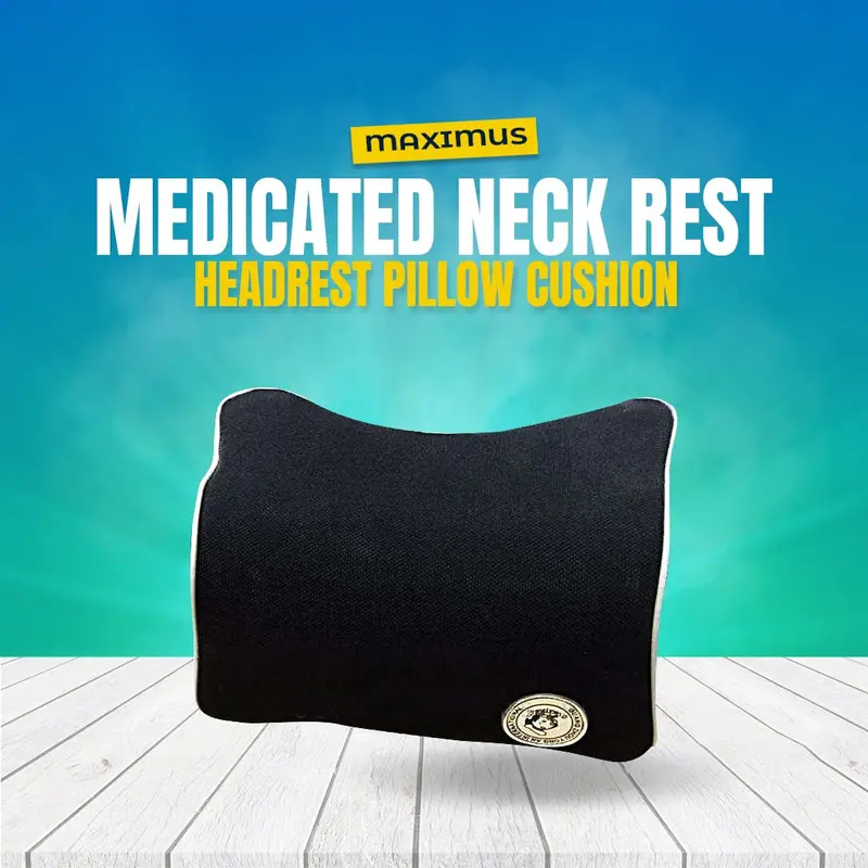 Maximus Ergonomic Car Seat Neck Support Headrest Pillow Cushion 1