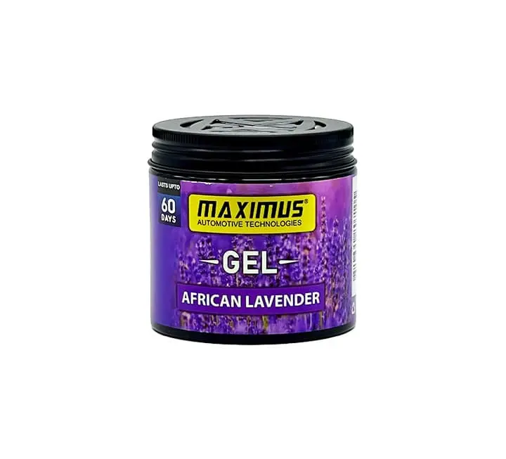 Maximus Gel Car Perfume Long Lasting Fragrance Can - African Lavender 2