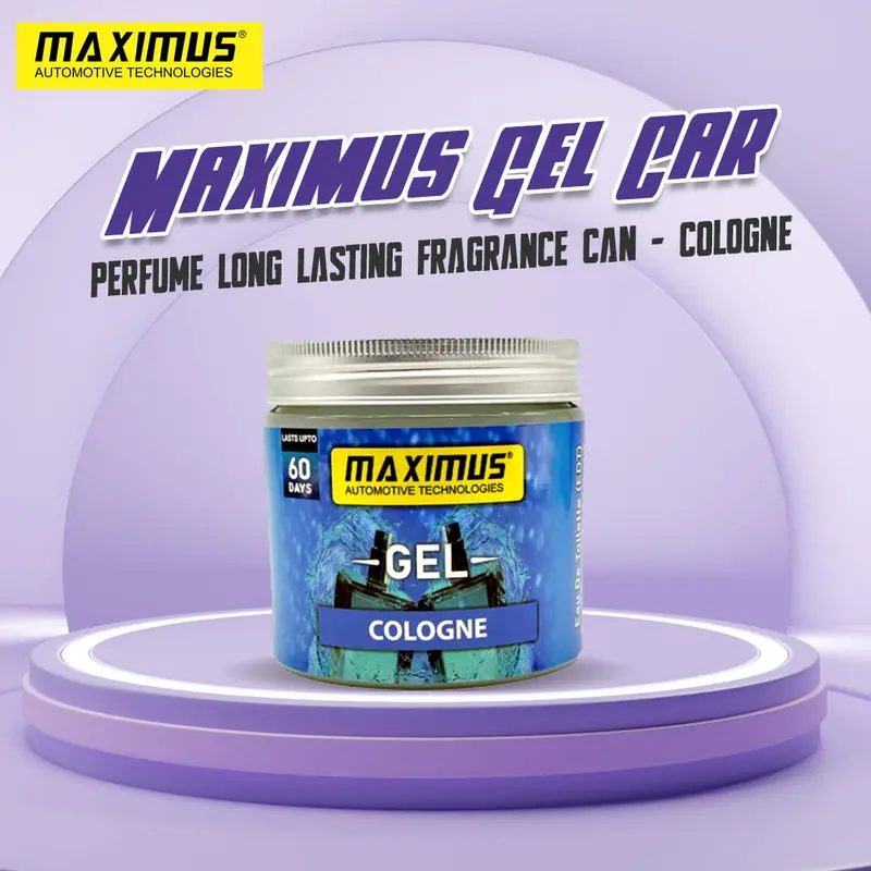 Maximus Gel Car Perfume Long Lasting Fragrance Can - Cologne 1
