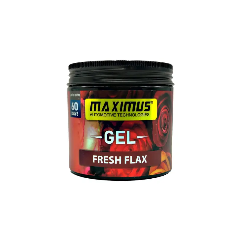 Maximus Gel Car Perfume Long Lasting Fragrance Can - Fresh Flax 2