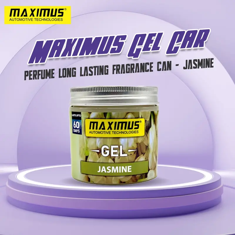 Maximus Gel Car Perfume Long Lasting Fragrance Can - Jasmine 1