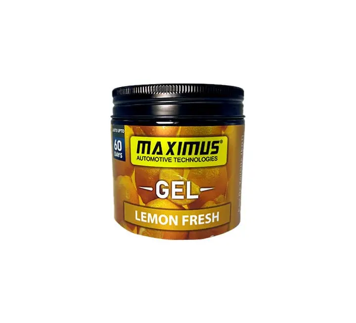 Maximus Gel Car Perfume Long Lasting Fragrance Can - Lemon Fresh 2