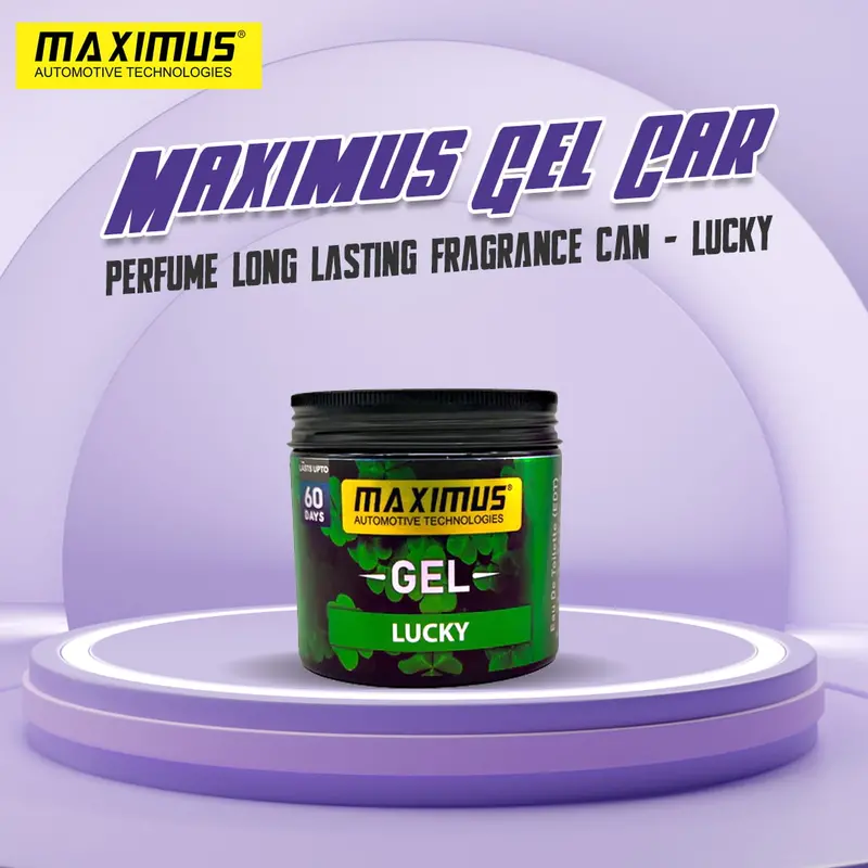 Maximus Gel Car Perfume Long Lasting Fragrance Can - Lucky 1
