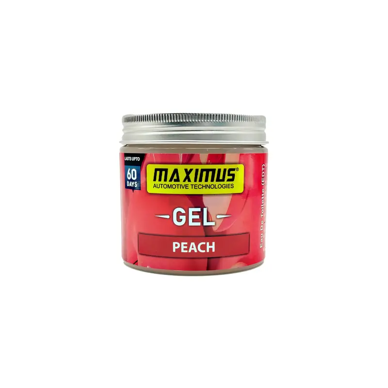 Maximus Gel Car Perfume Long Lasting Fragrance Can - Peach 2