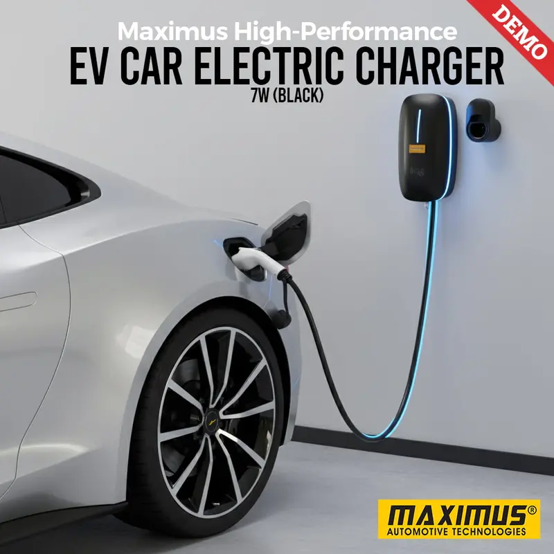 Maximus High-Performance Ev Car Electric Charger 7W (Black) - Plug In With Wide Compatibility 1