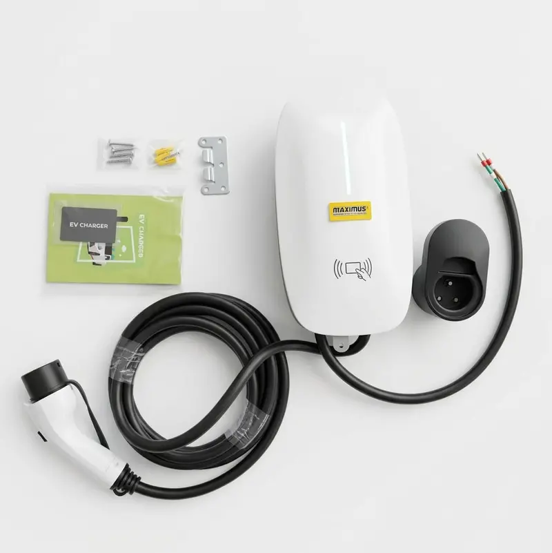 Maximus High-Performance Ev Car Electric Charger 7W (White) - Plug In With Wide Compatibility 2