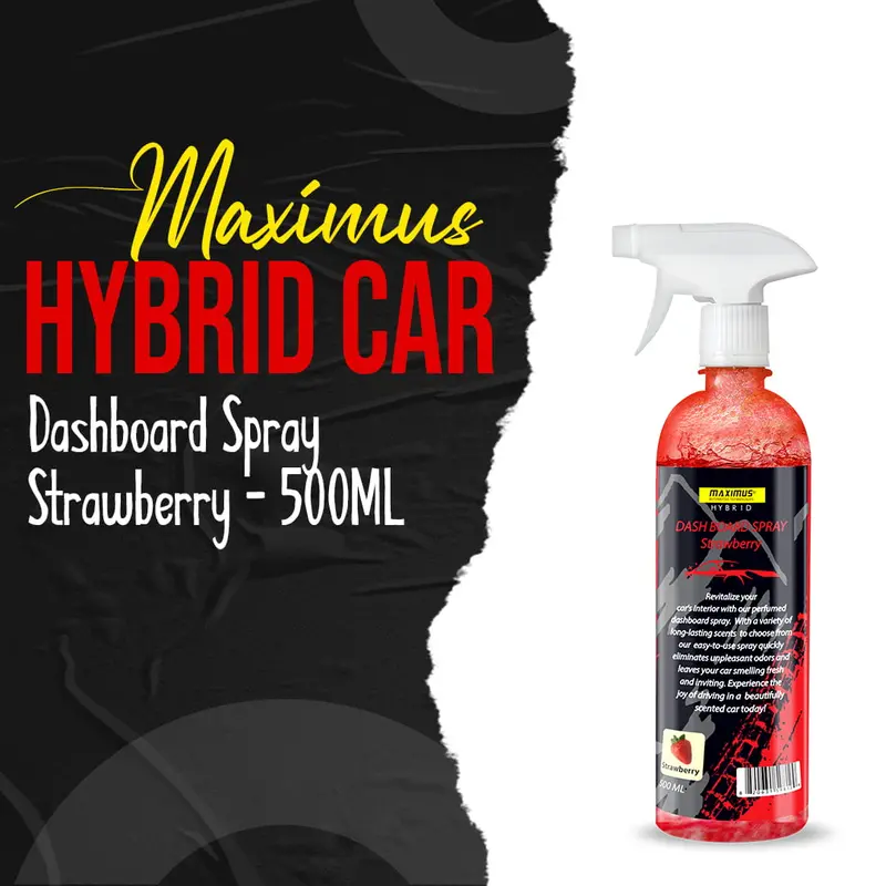 Maximus Hybrid Car Dashboard Spray Strawberry - 500Ml 1