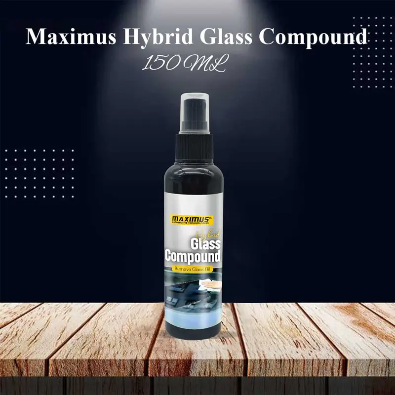 Maximus Hybrid Glass Compound - 150 Ml - Remove Glass Oil 1