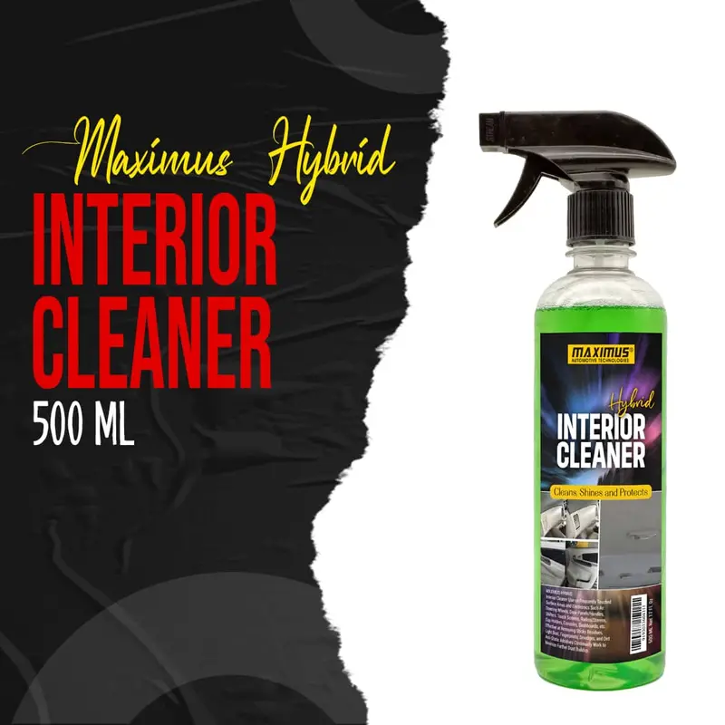 Maximus Hybrid Interior Cleaner - 500 Ml - Cleans, Shines And Protects 1