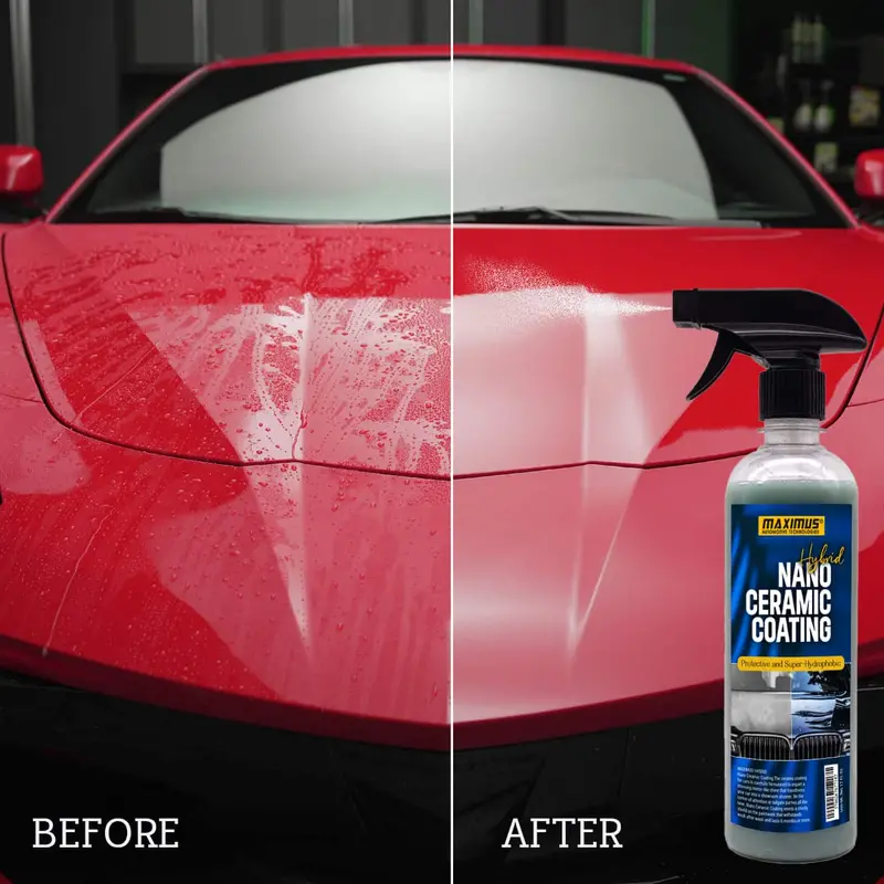Maximus Hybrid Nano Ceramic Coating Spray - 500Ml - Protective And Super Hydrophobic 2