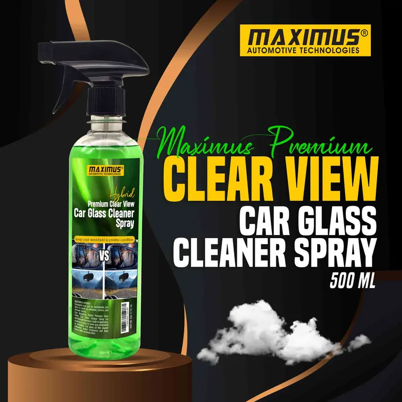Maximus Hybrid Premium Clear View Car Glass Cleaner Spray 500 Ml 1