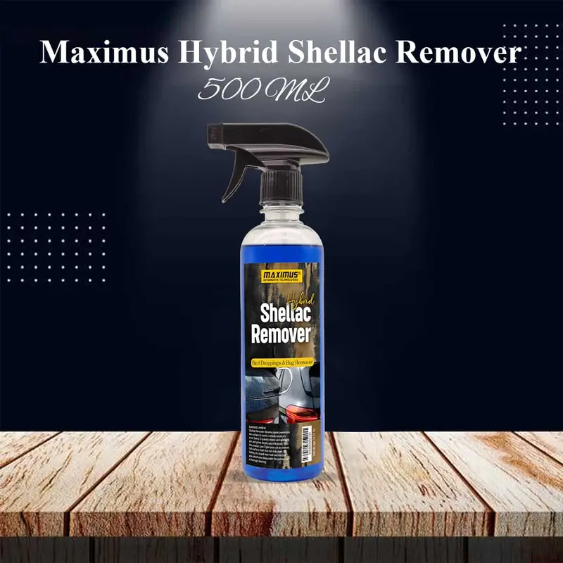 Maximus Hybrid Shellac Remover - 500Ml - Bird Dropping & Bug Remover 1