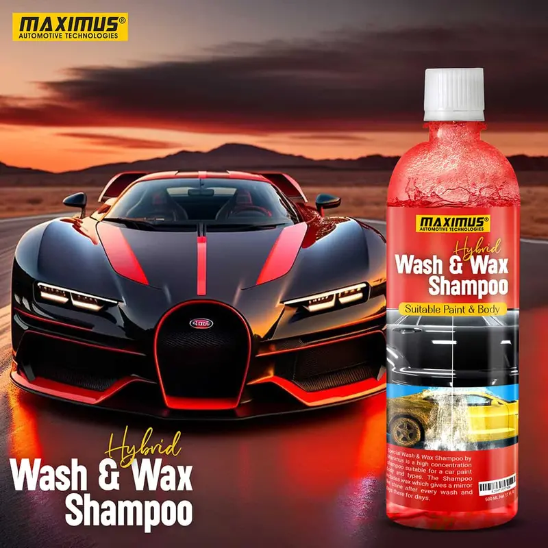 Maximus Hybrid Wash & Wax Shampoo - 500 Ml 2