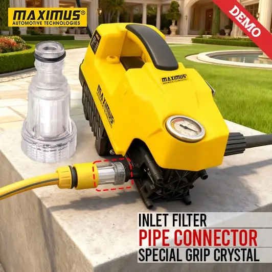 Maximus Inlet Filter Pipe Connector Special Grip Crystal 1