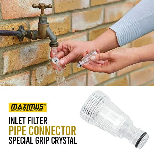 Maximus Inlet Filter Pipe Connector Special Grip Crystal 2