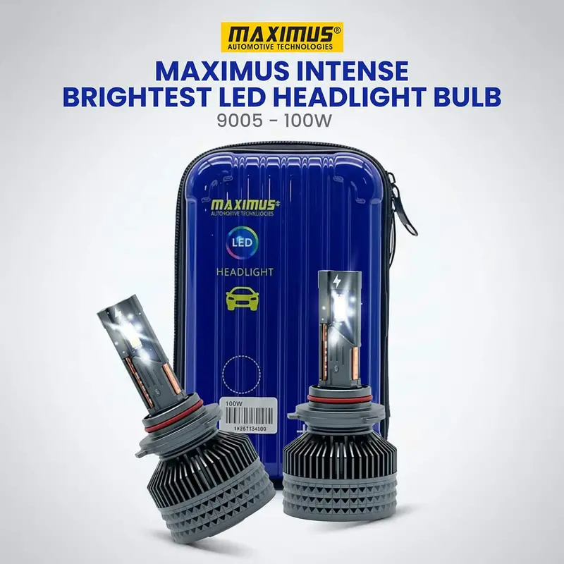 Maximus Intense Brightest Led Headlight Bulb - 9005 -100W 1