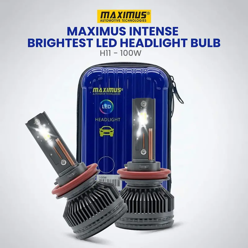 Maximus Intense Brightest Led Headlight Bulb - H11 -100W 1