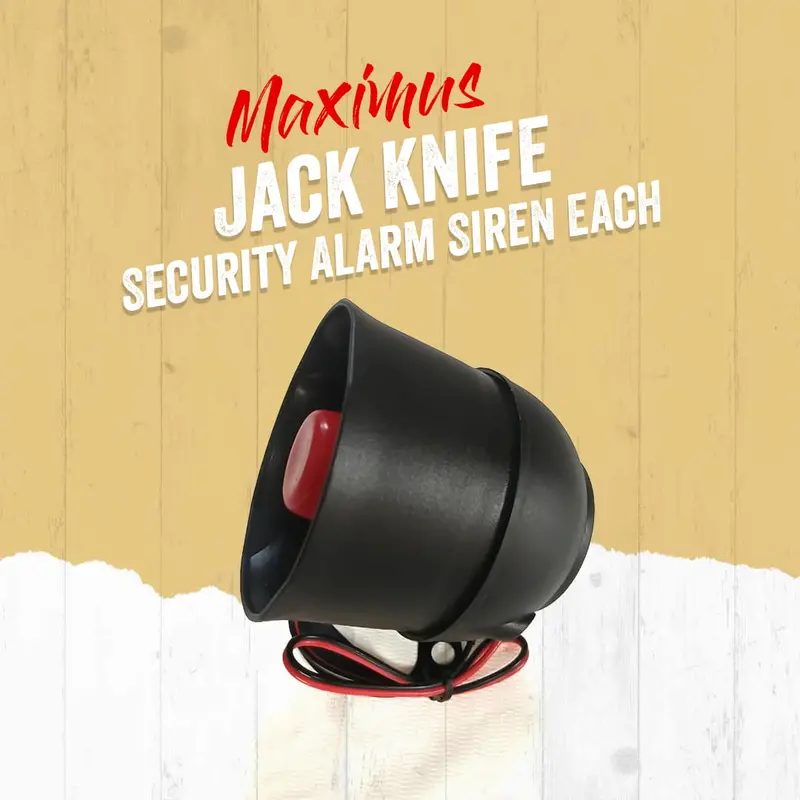 Maximus Jack Knife Security Alarm Siren Each 1