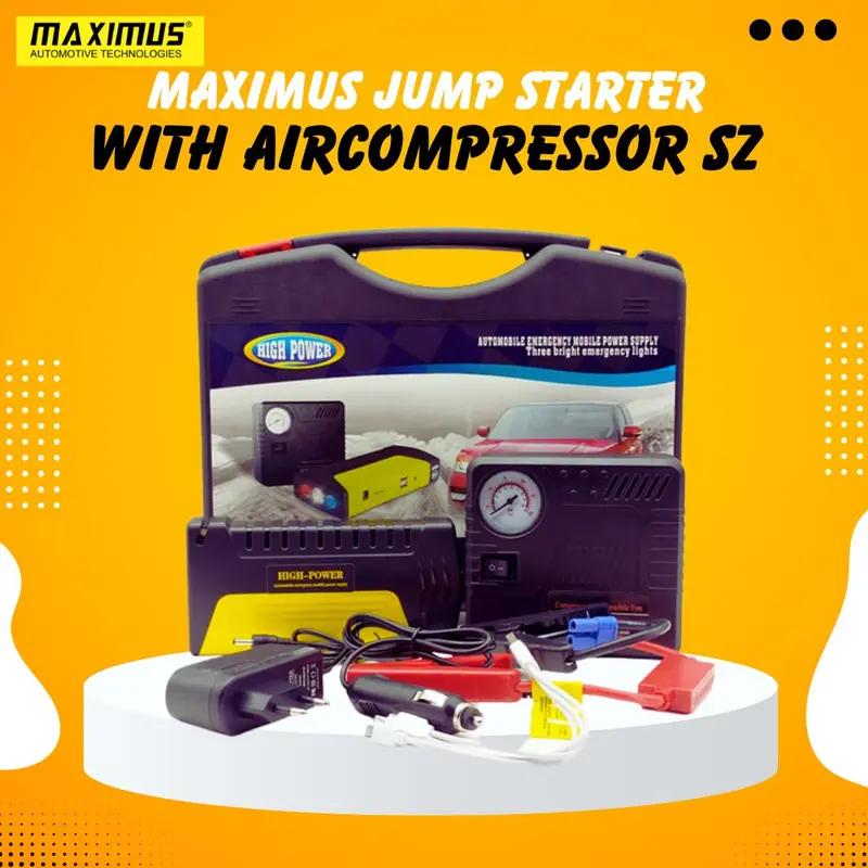 Maximus Jump Starter With Air Compressor Sz High Power 2