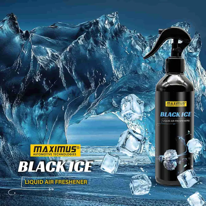 Maximus Liquid Air Freshener Spray Black Ice 350 Ml 1