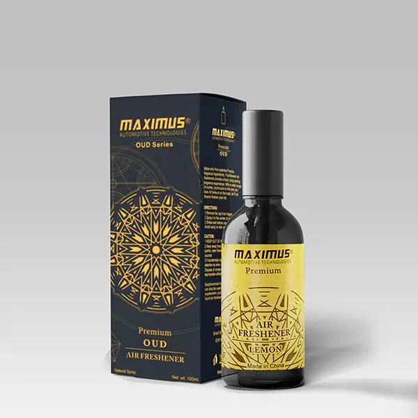 Maximus Oil-Based Liquid Air Freshener Spray - Lemon Scent (100Ml) 2