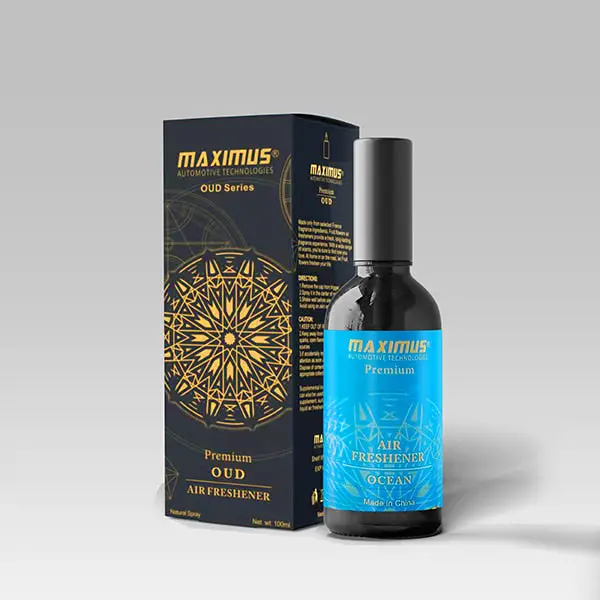 Maximus Oil-Based Liquid Air Freshener Spray - Ocean Scent (100Ml) 2