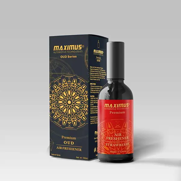 Maximus Oil-Based Liquid Air Freshener Spray - Strawberry Scent(100Ml) 2