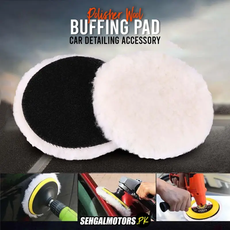 Maximus Polisher Wool Buffing Pad Car Detailing Accessory 1