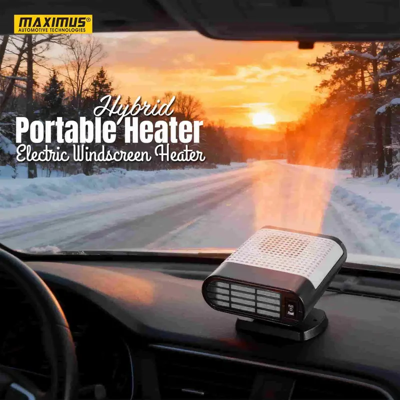 Maximus Portable Heater For Car 12V - Electric Windscreen Heater 1